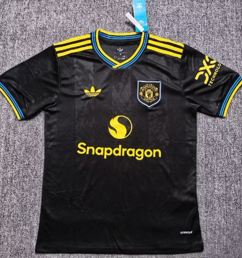AAA Quality Manchester Utd 25/26 Third Black Soccer Jersey
